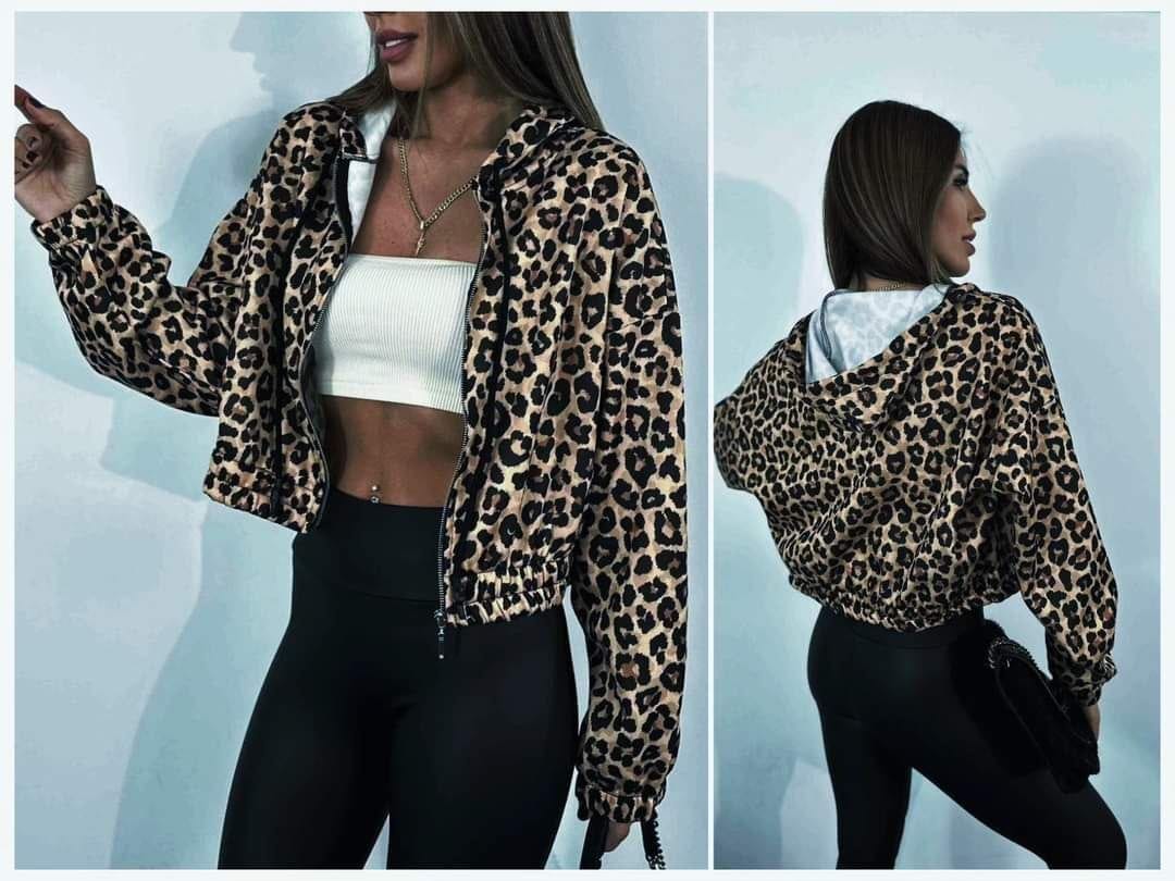 Felpa Zip Animalier