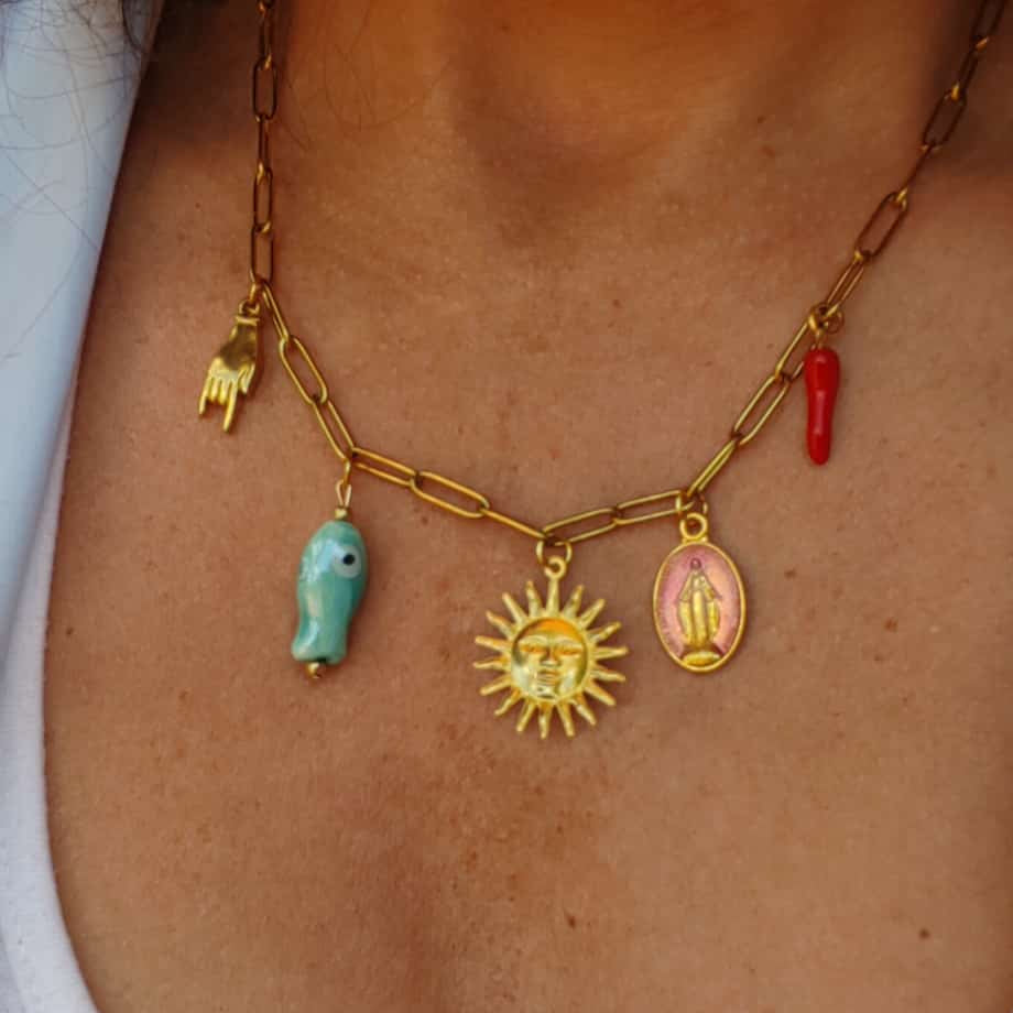 Collana Multicharms Protezione