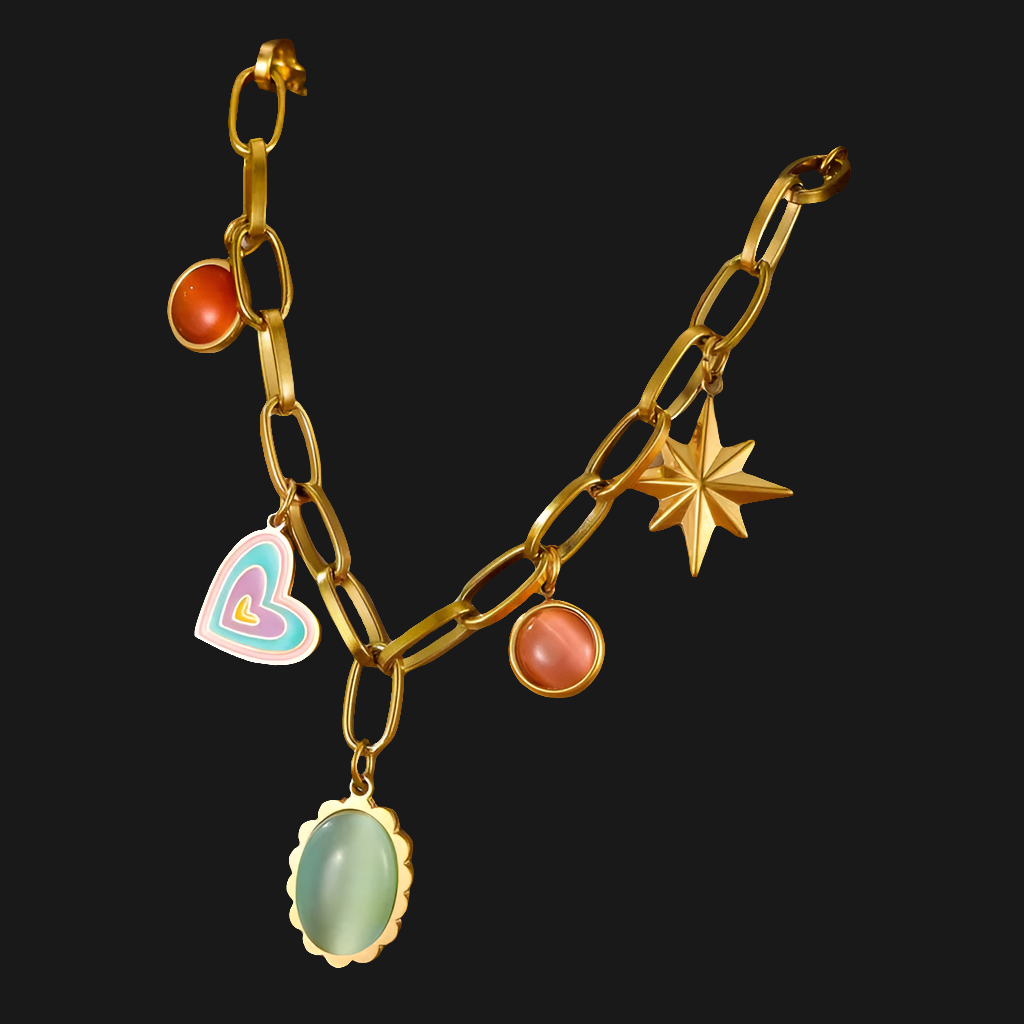 Collana Multicharms BOEMIA