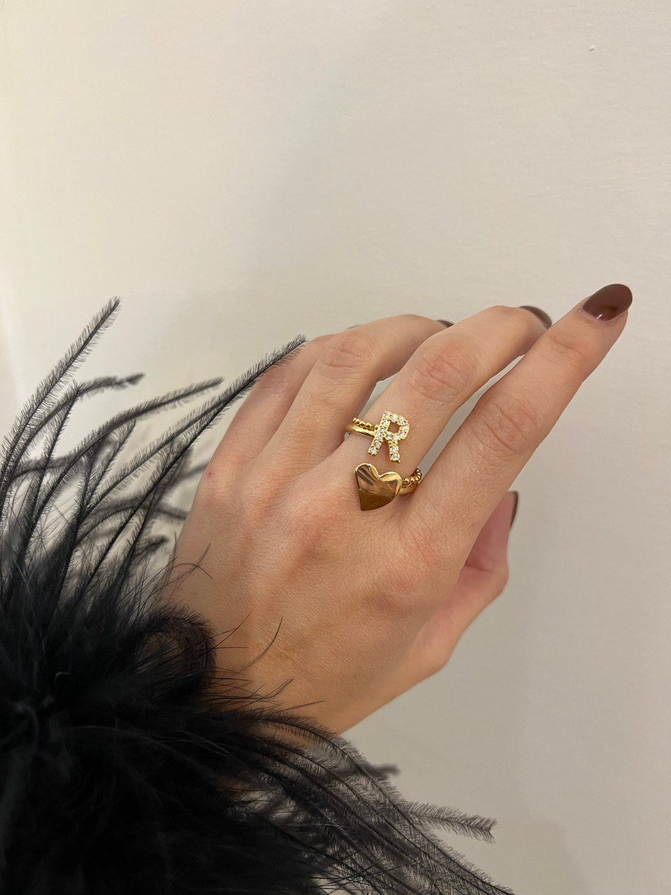 Anello Contrariè Lettera