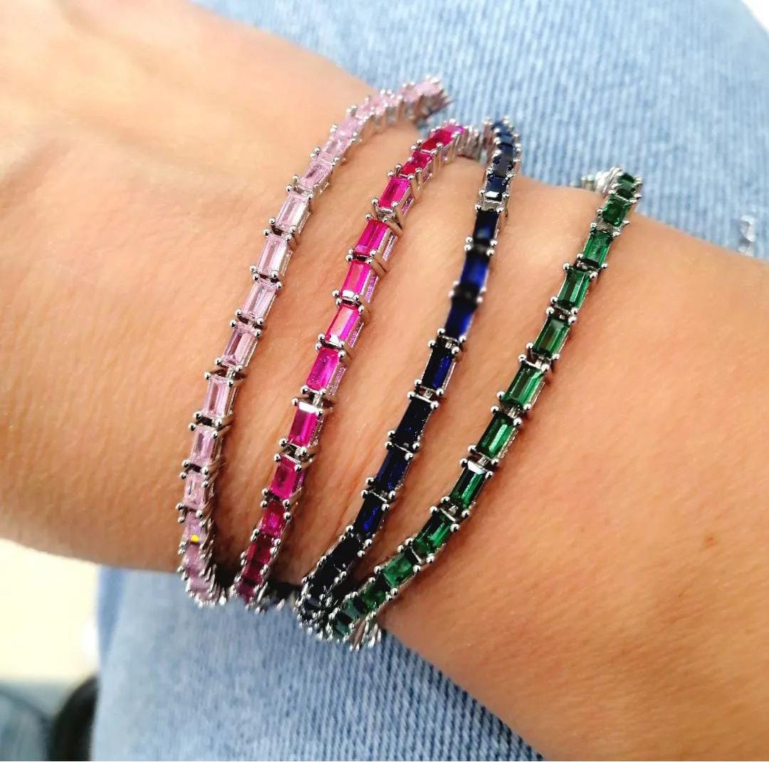 Bracciale Tennis Baguette