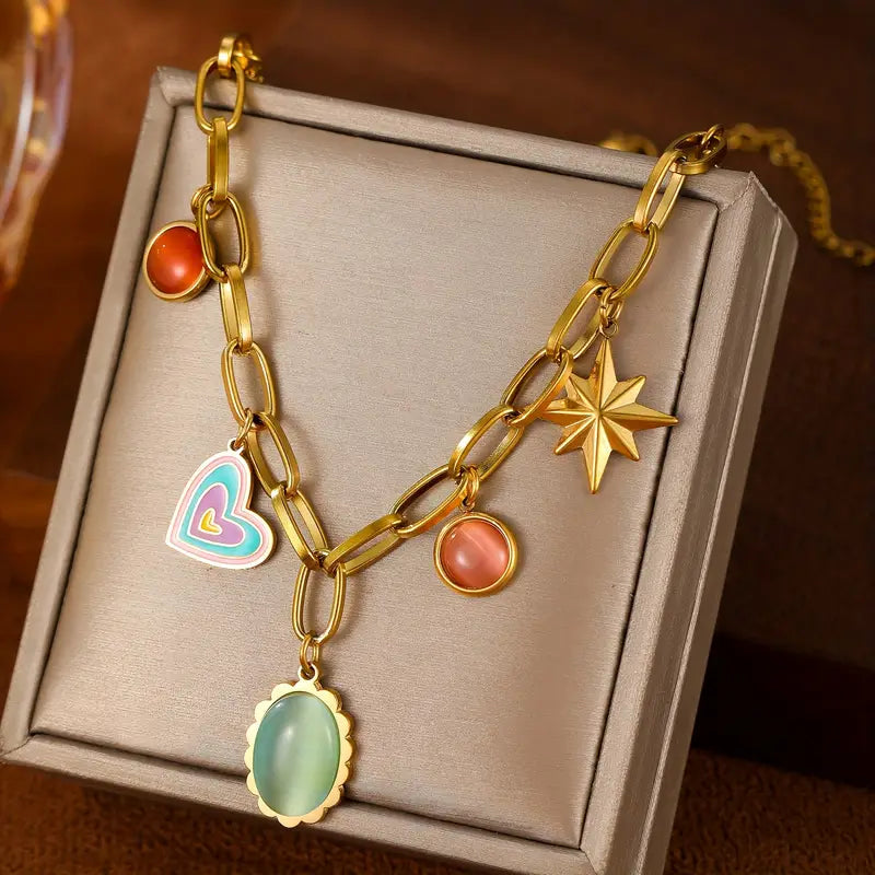 Collana Multicharms BOEMIA