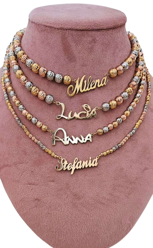 Collana Milleluci con Nome Argento 925