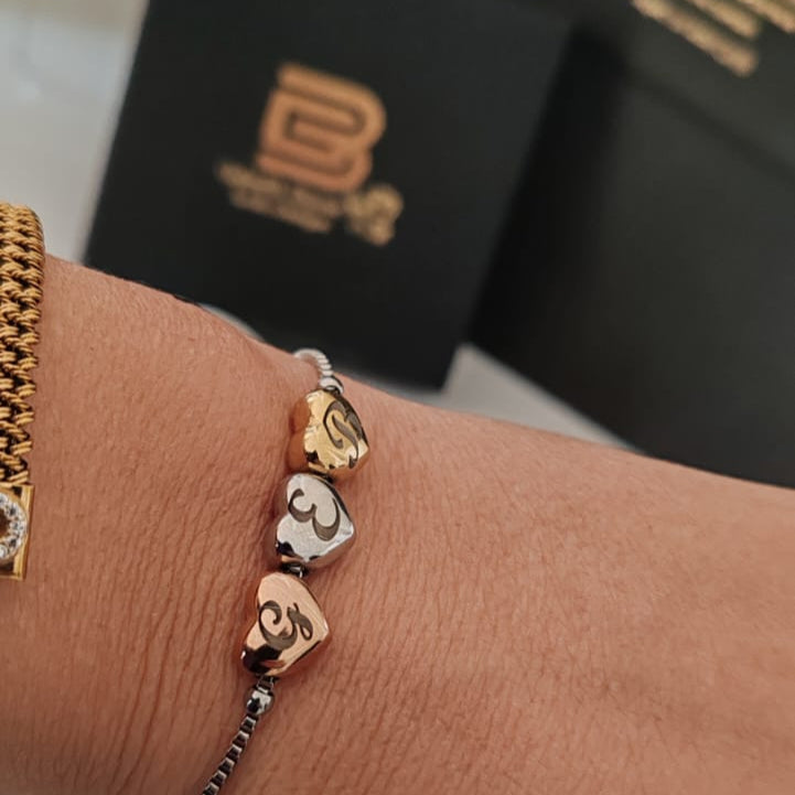 Bracciale 3 Cuoricini