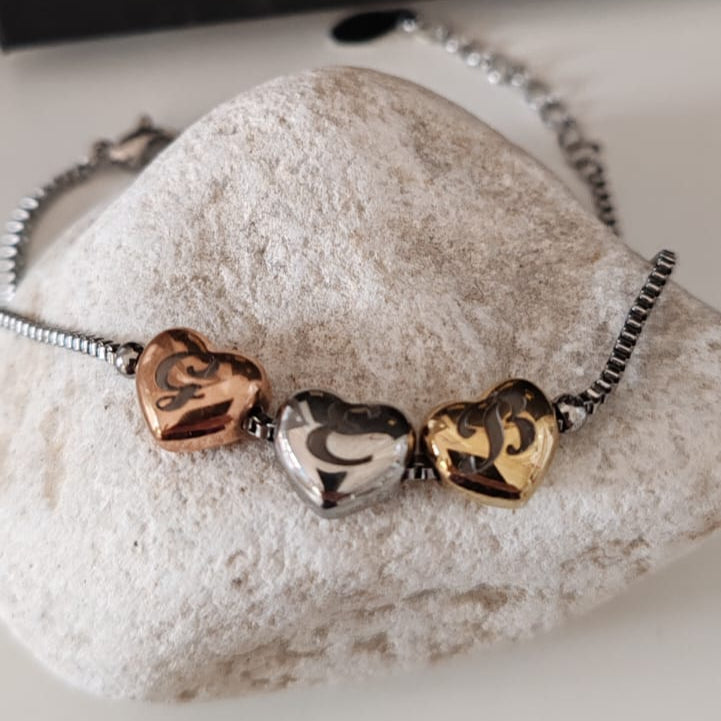 Bracciale 3 Cuoricini