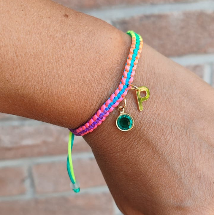 Bracciale Intreccio Fluo Personalizzato