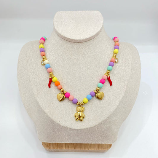 Collana Teddy Color