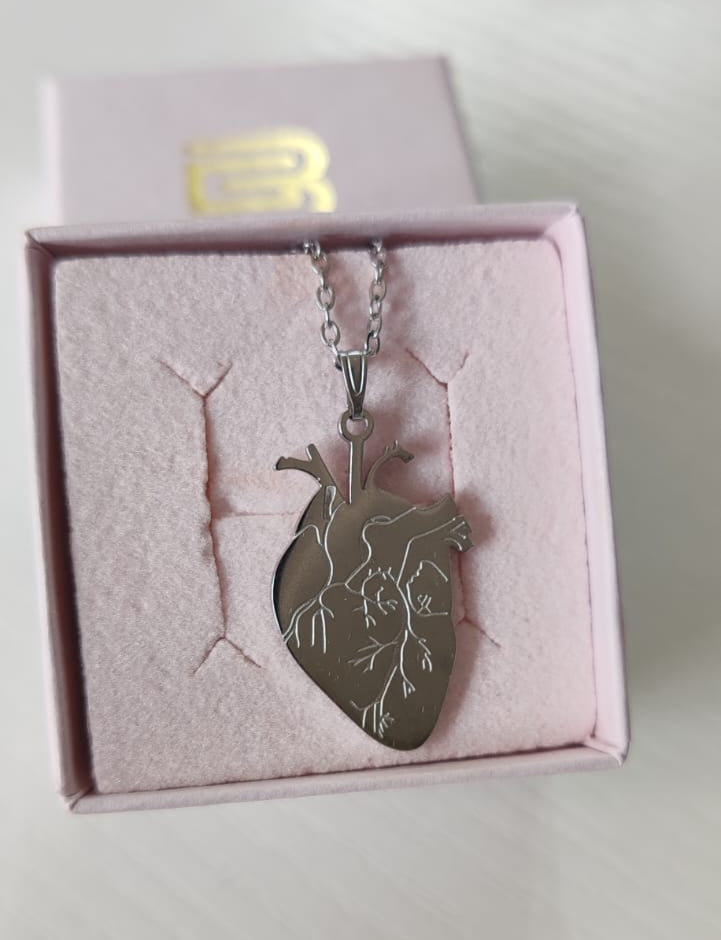 Cuore Anatomico Acciaio