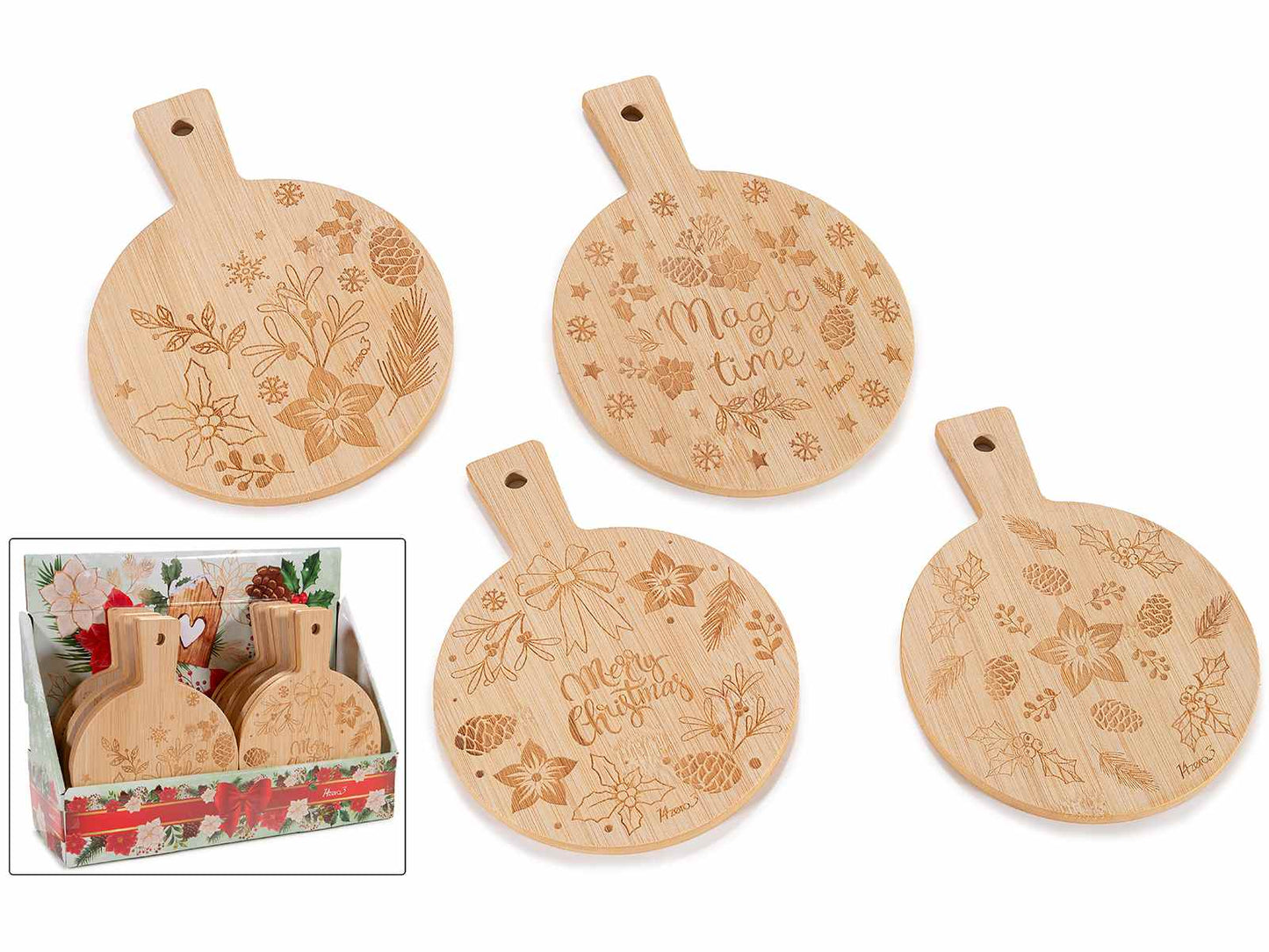 Tagliere in Legno " Sotto il Vischio"