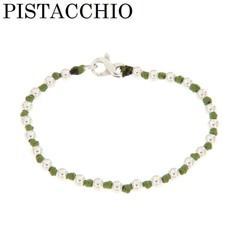 Bracciale a Nodi Argento e Palline