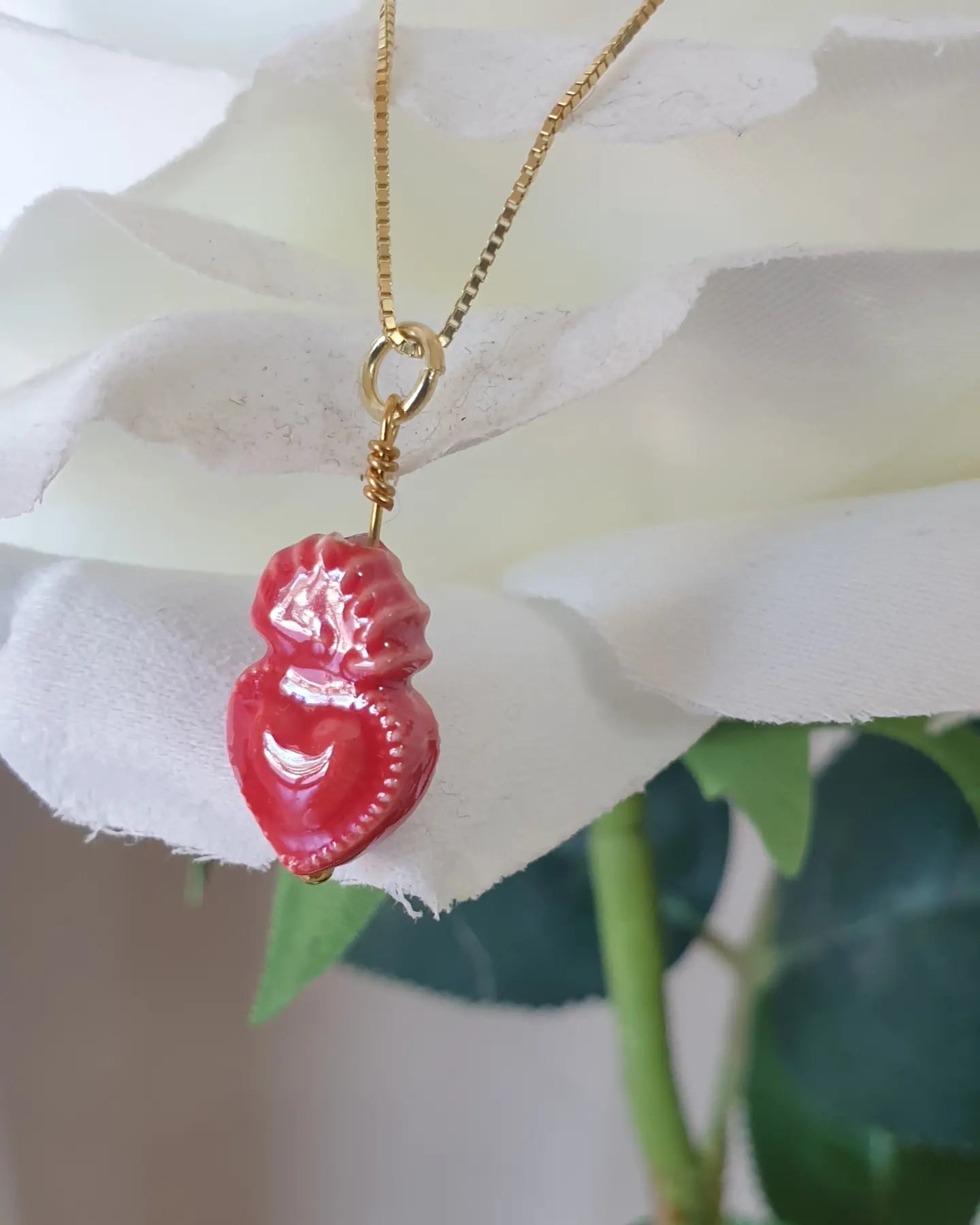 Collana Cuore Sacro Color